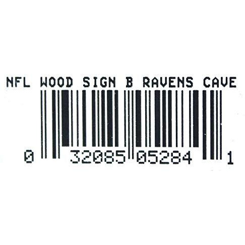 Baltimore Ravens Wood Sign - 11&quotx17" Fan Cave Design