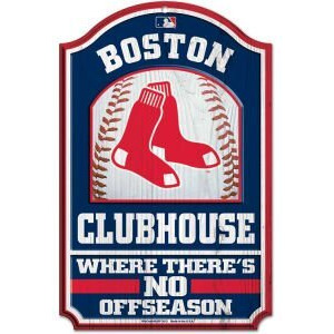 Boston Red Sox Sign 11x17 Wood Fan Cave Design