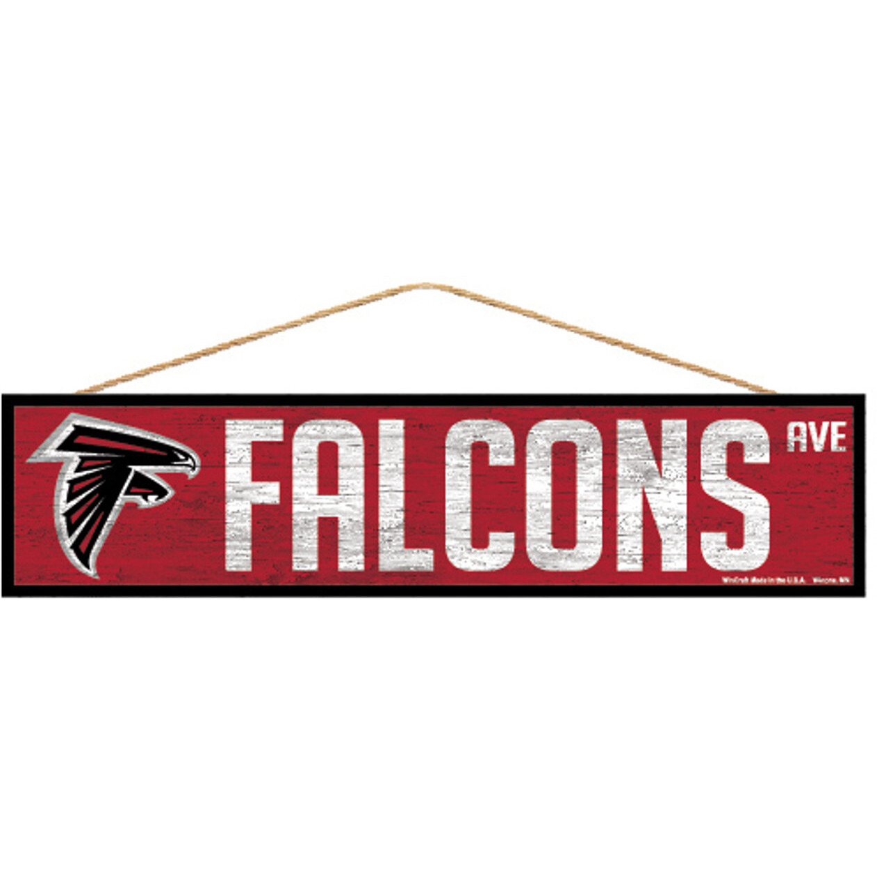 Atlanta Falcons Sign 4x17 Wood Avenue Design
