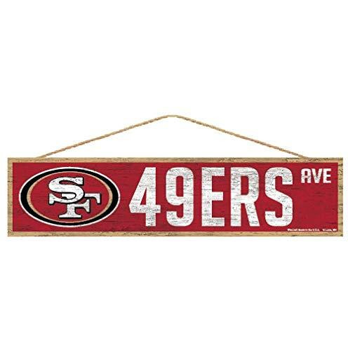 San Francisco 49ers Sign 4x17 Wood Avenue Design
