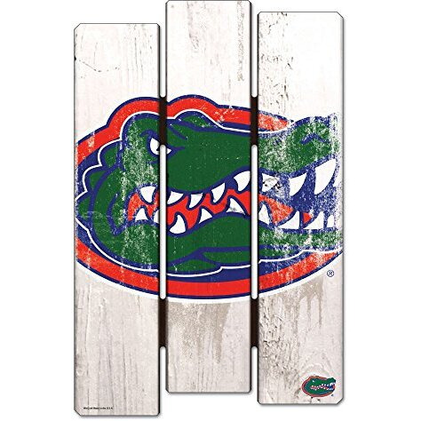 Florida Gators Sign 11x17 Wood Fence Style