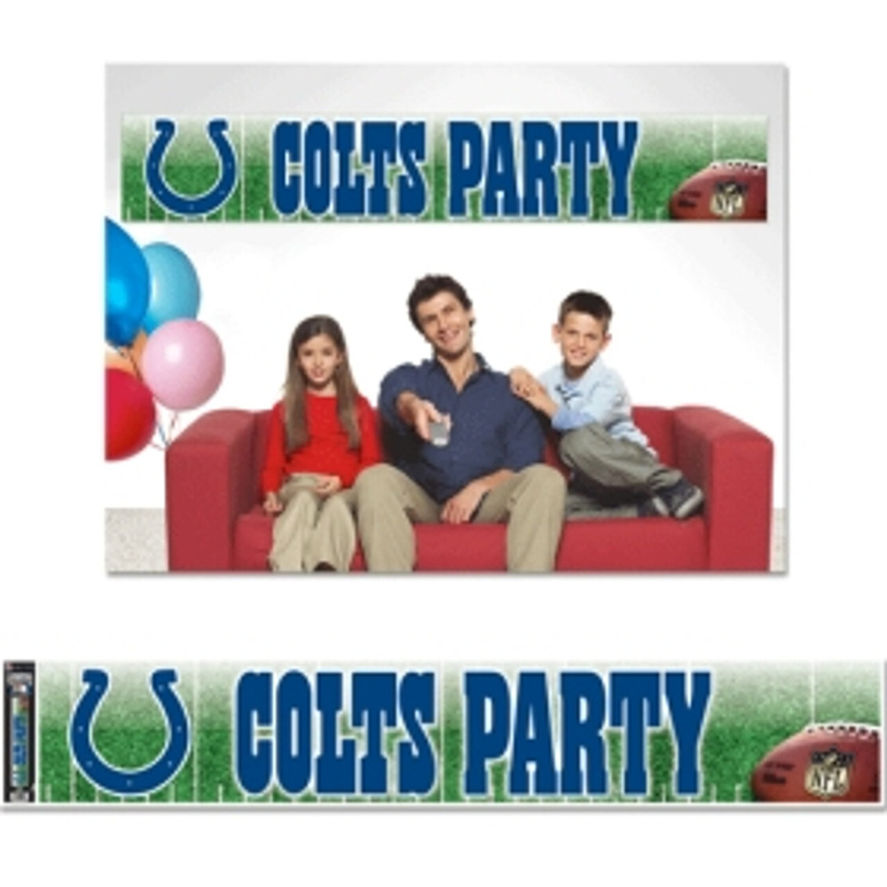 Indianapolis Colts Banner 12x65 Party Style CO