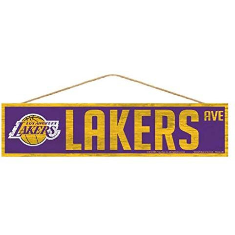 Los Angeles Lakers Sign 4x17 Wood Avenue Design