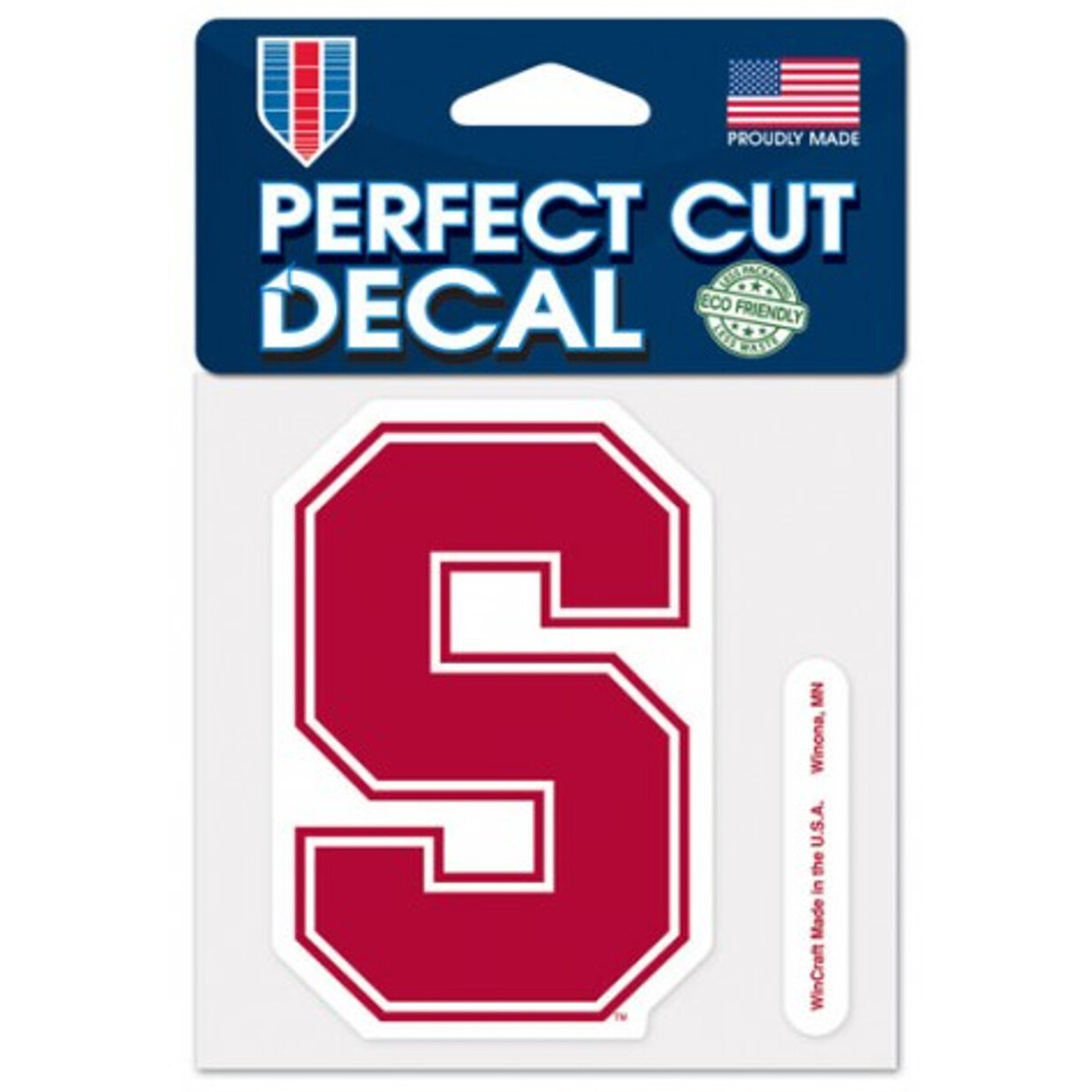 Stanford Cardinal Decal 4x4 Perfect Cut Color
