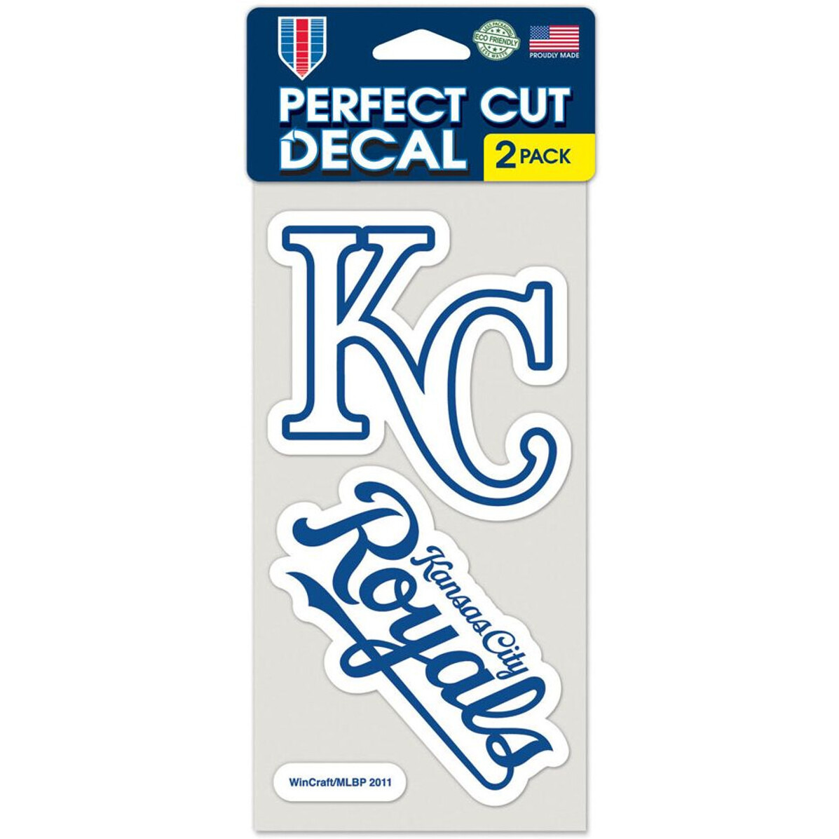 Kansas City Royals Set of 2 Die Cut Decals