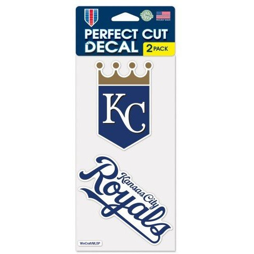 Kansas City Royals Set of 2 Die Cut Decals