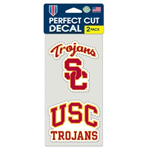 USC Trojans Decal Die Cut Set of 2