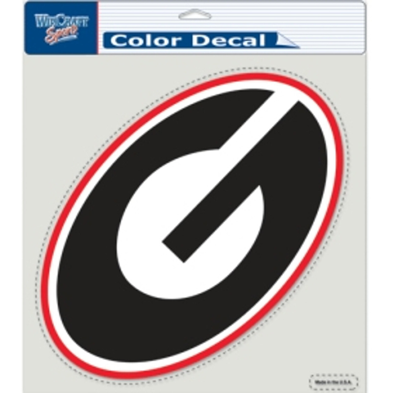 Georgia Bulldogs Decal 8x8 Die Cut Color