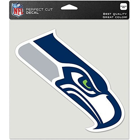 Seattle Seahawks Decal 8x8 Die Cut Color
