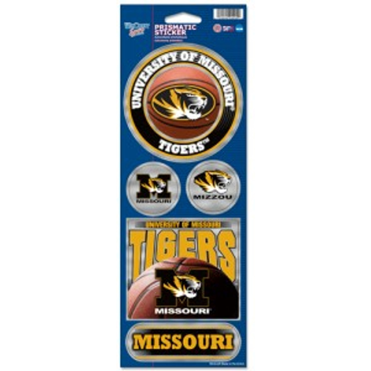 Missouri Tigers Stickers Prismatic