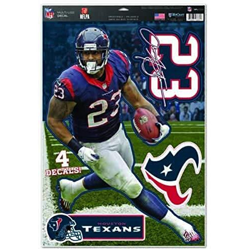 Houston Texans Arian Foster Decal 11x17 Multi Use