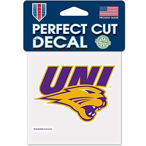 Northern Iowa Panthers Decal 4x4 Perfect Cut Color
