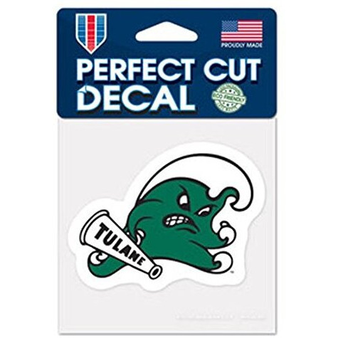 Tulane Green Wave Decal 4x4 Perfect Cut Color