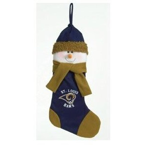 St. Louis Rams Stocking 22 Inch Snowman CO