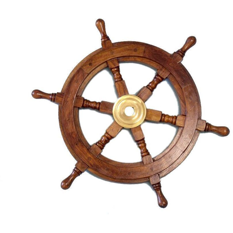 24" X 24" X 2" Ship Wheel