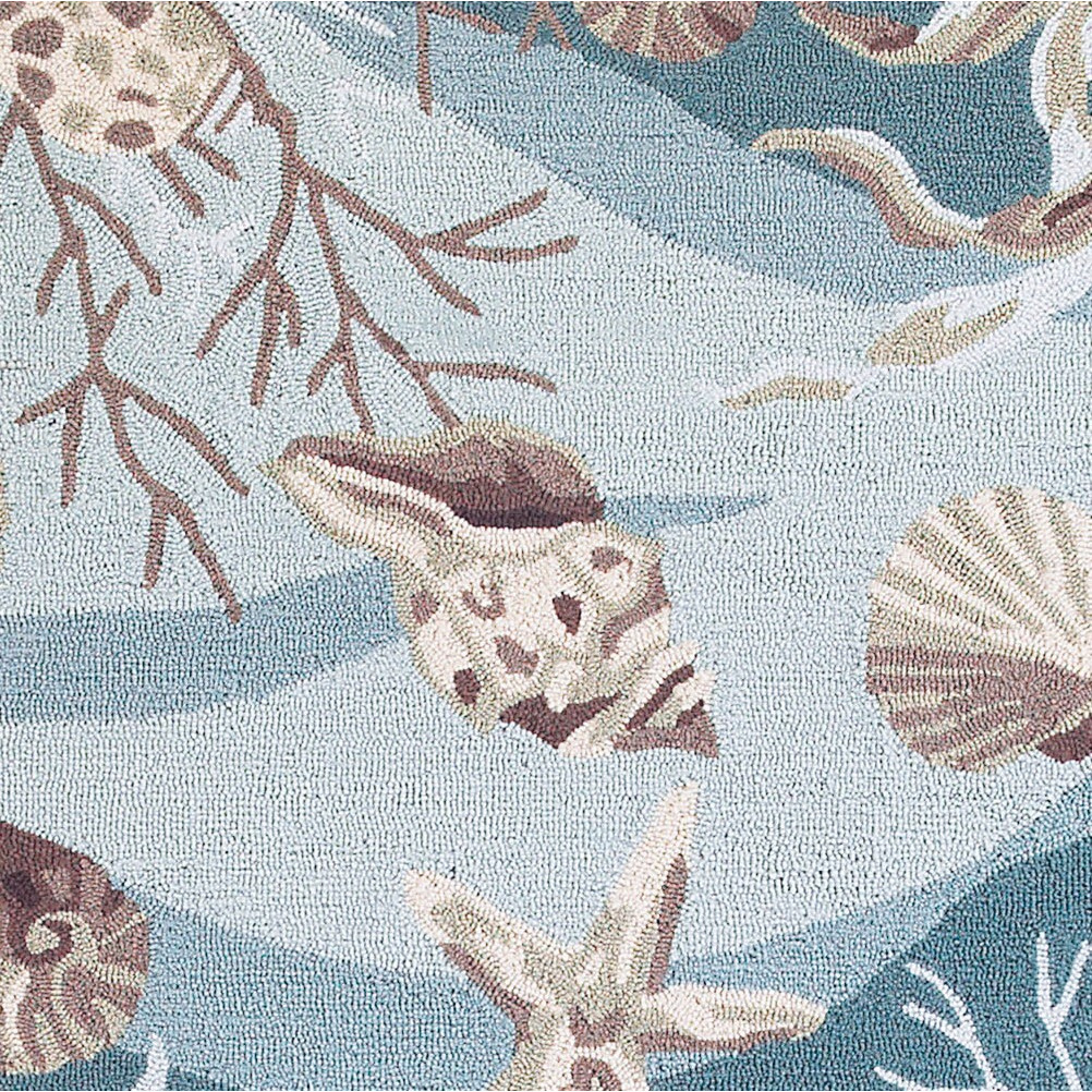 90 X 90 Seafoam Polyester Rug