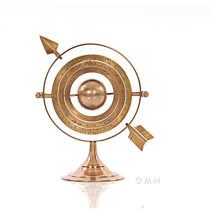 Armillary Brass With Bright Annealed Finish