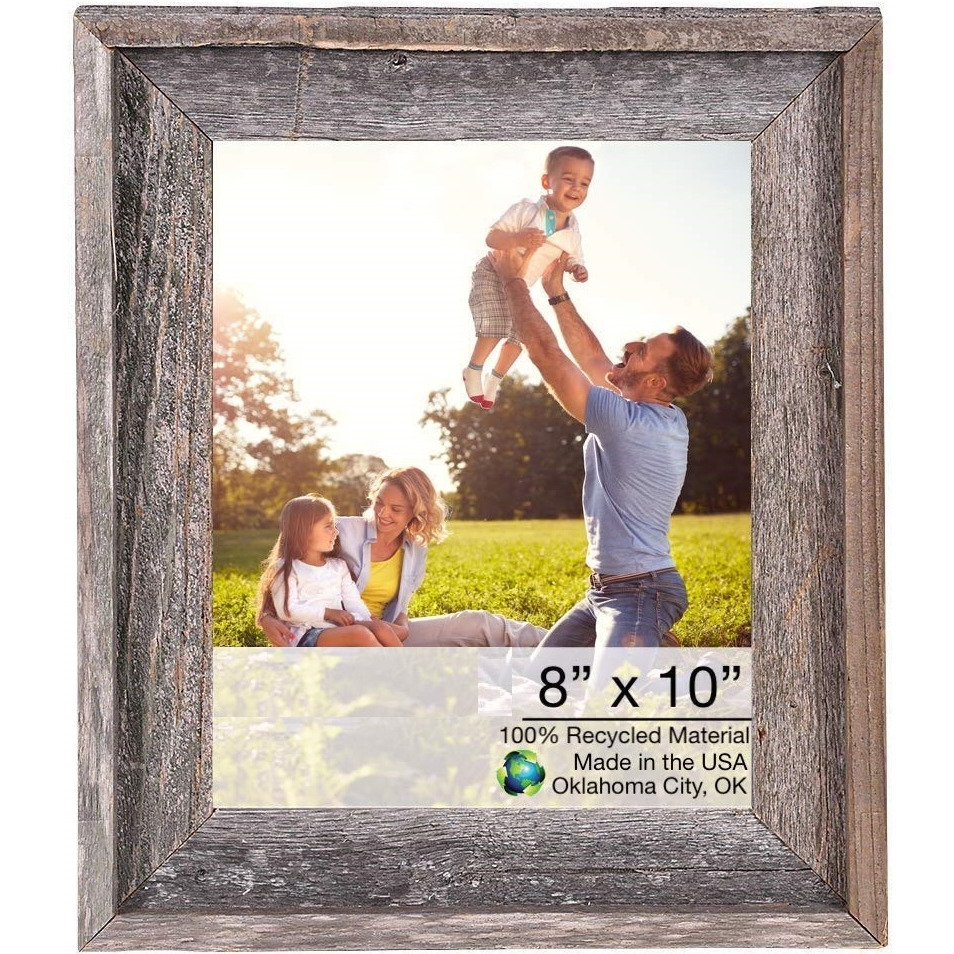 8" X 10" Natural Weathered Gray Picture Frame