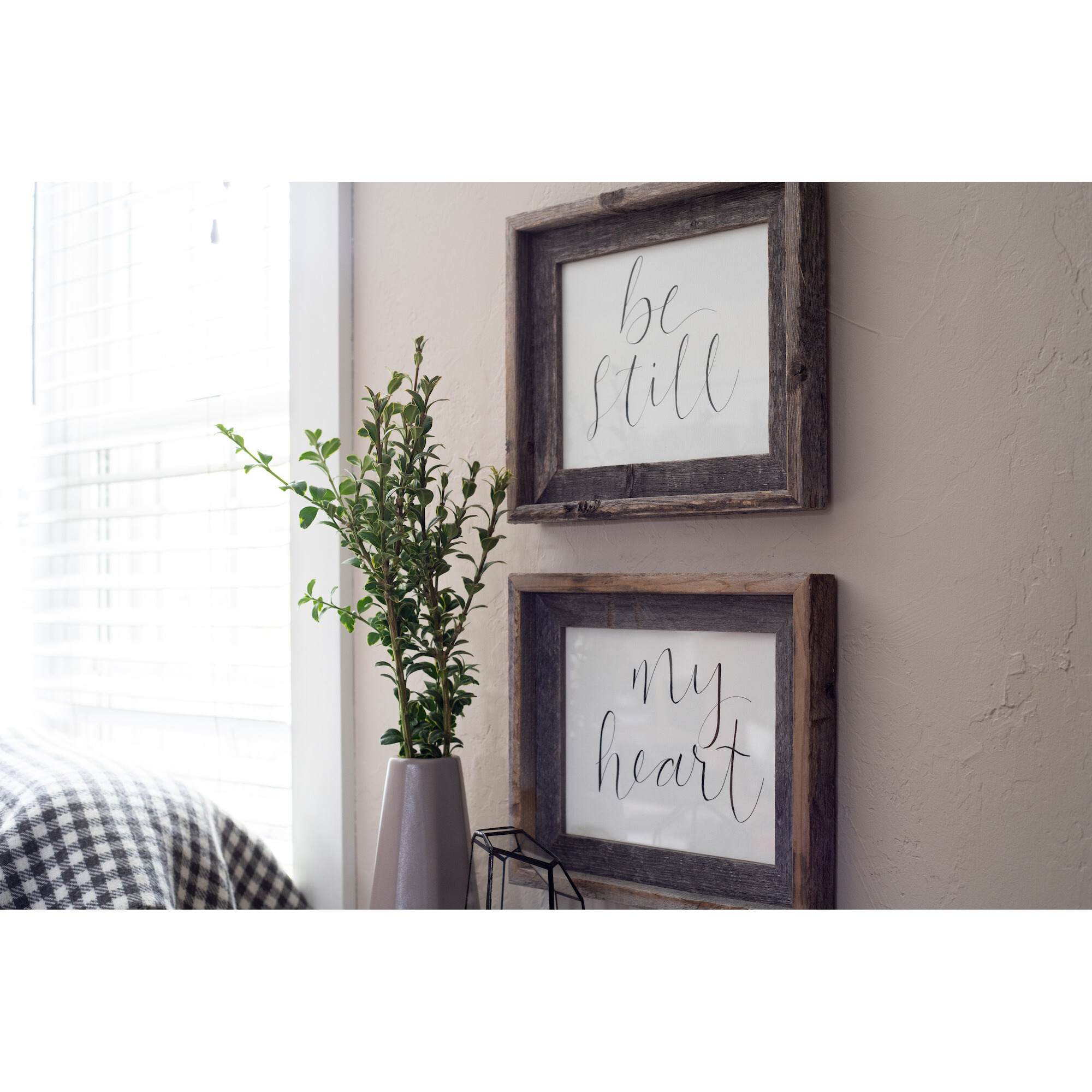 12X12 Natural Weathered Grey Picture Frame