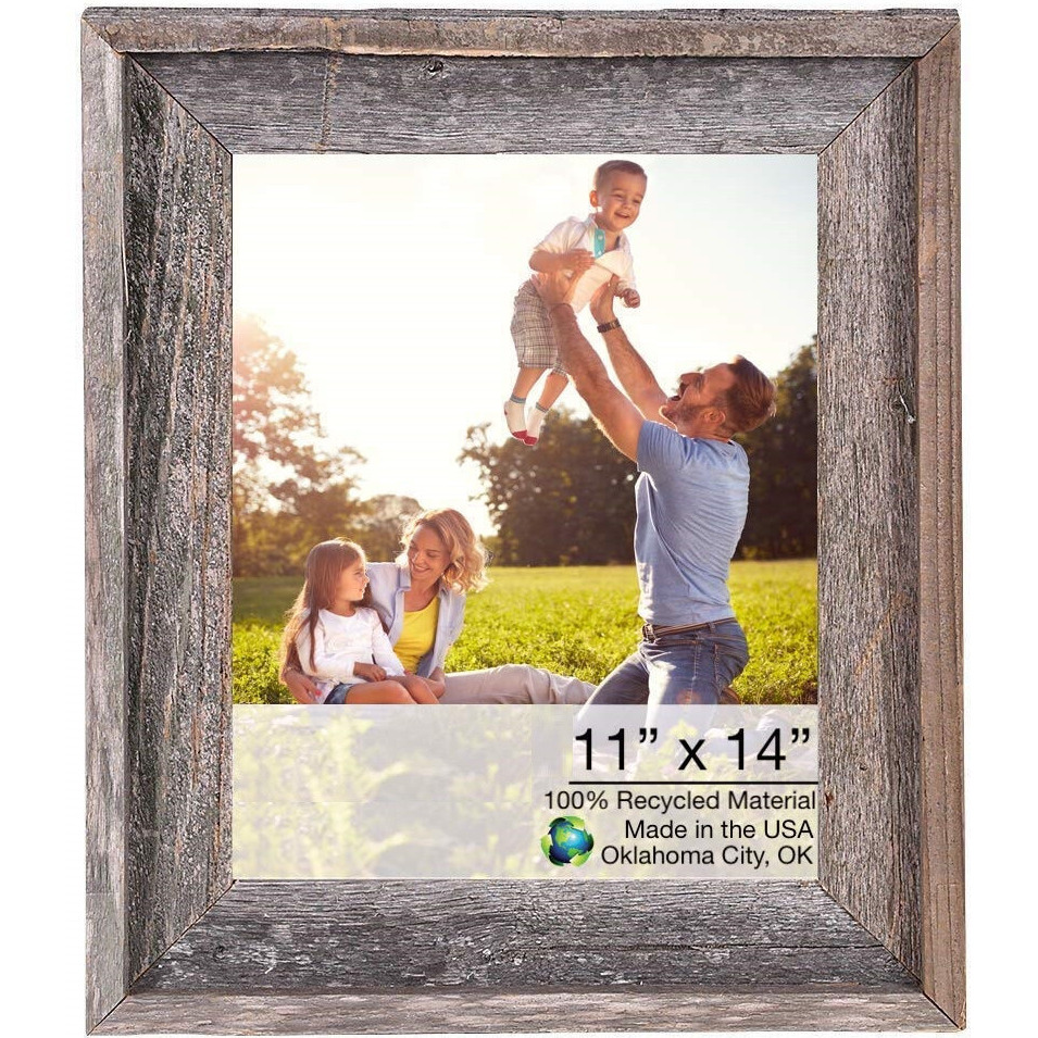 11X14 Natural Weathered Grey Picture Frame