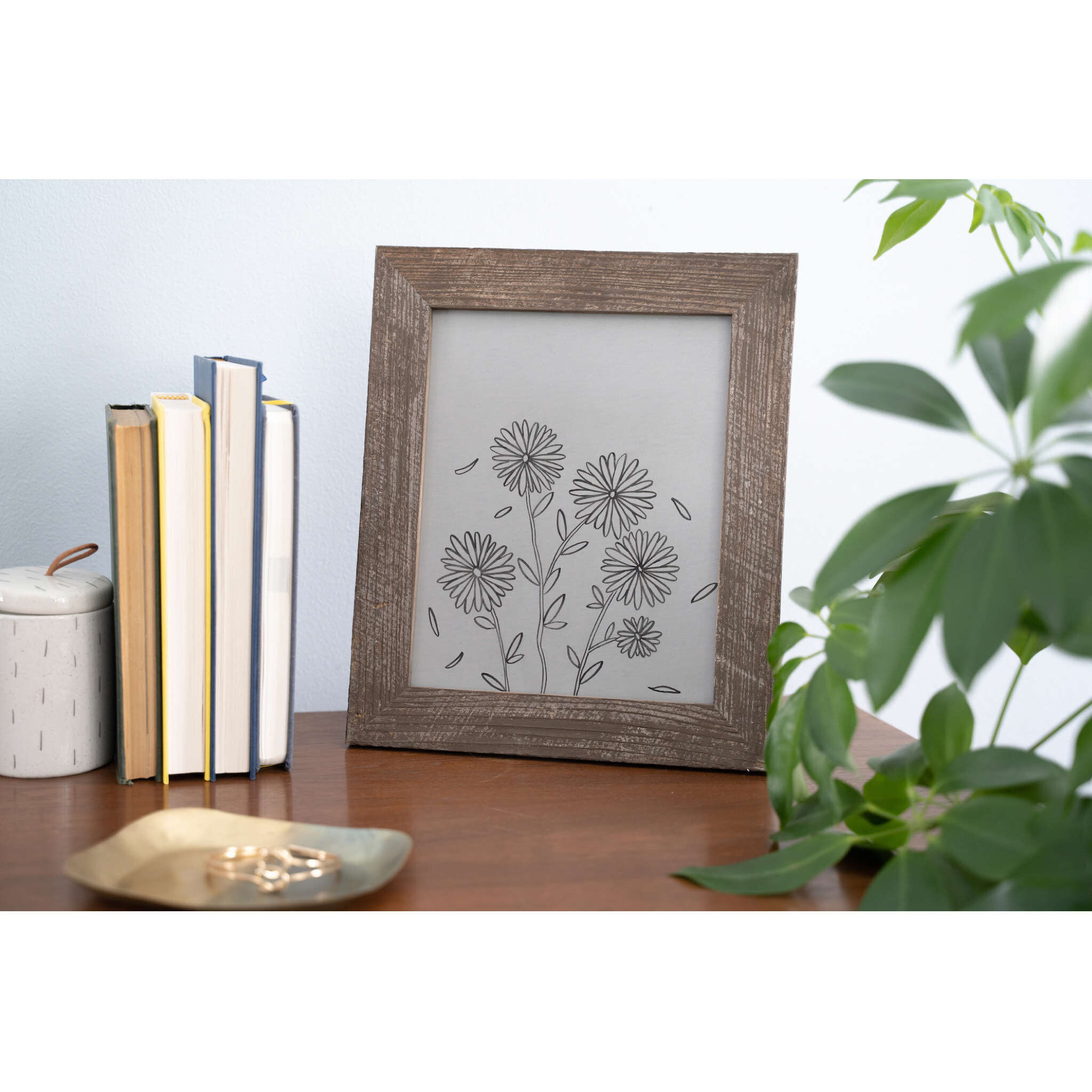 12&quotX13" Rustic Blue Picture Frame