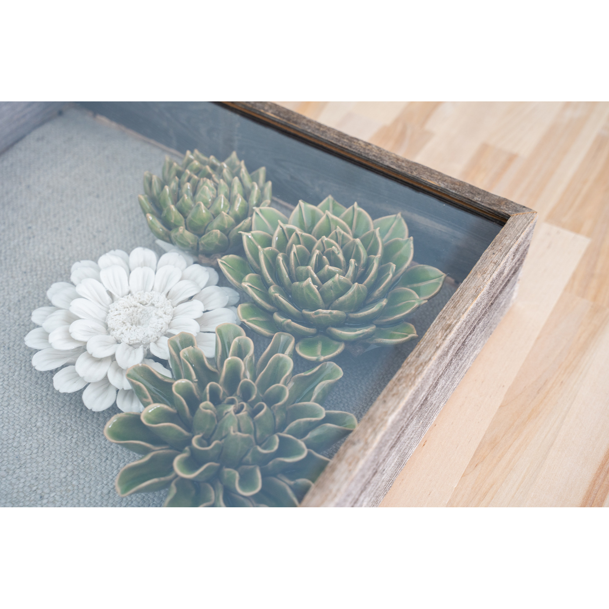 18X24 Rustic Weathered Grey Picture Frame With Hanger