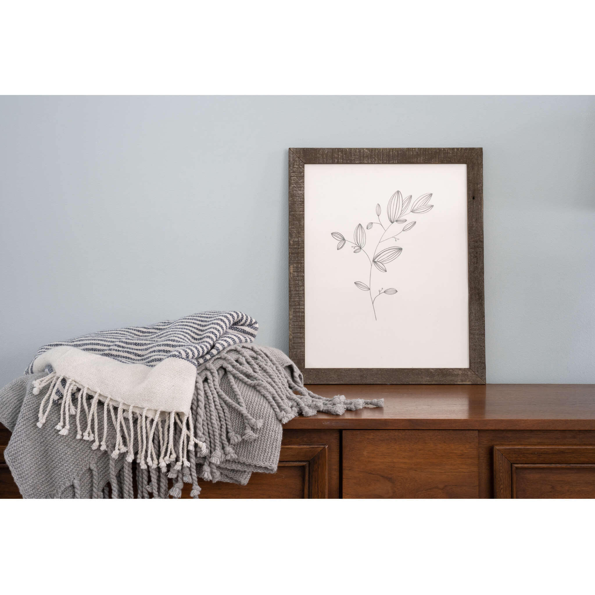 12X12 Rustic Espresso Picture Frame