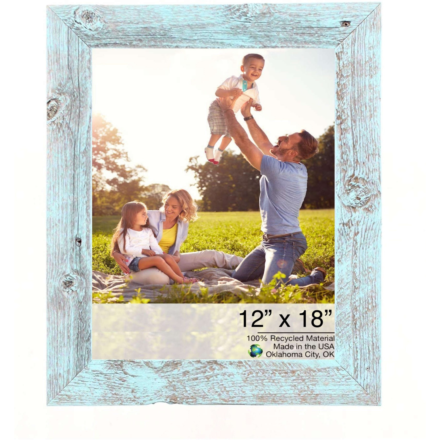 12X18  Rustic Blue Picture Frame