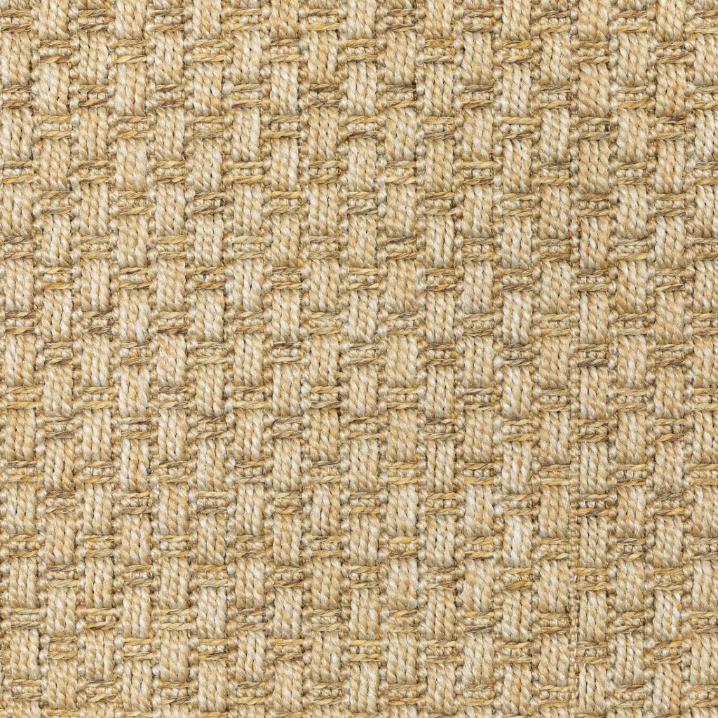 8 Round Solid Sand Beige Indoor Outdoor Area Rug