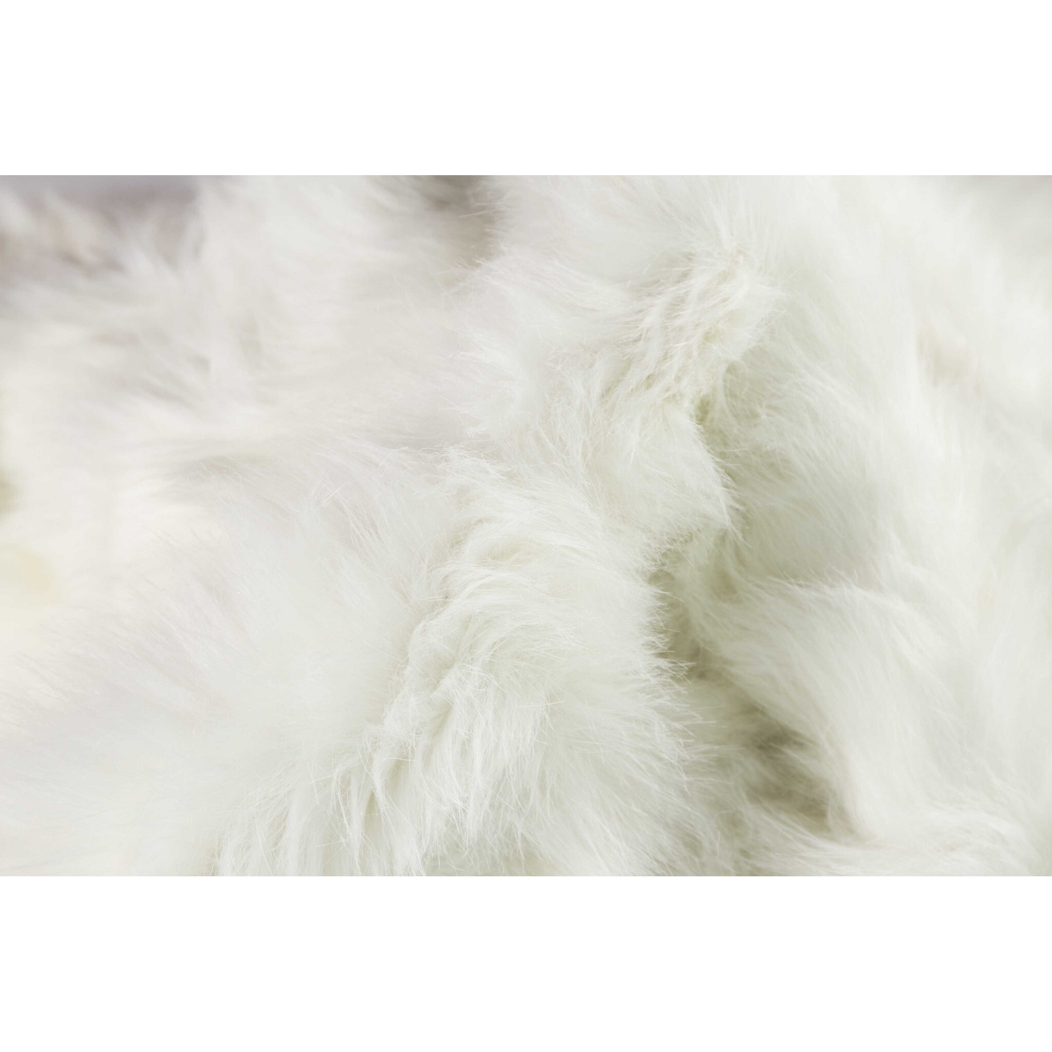 Off White Animal Print Area Rug