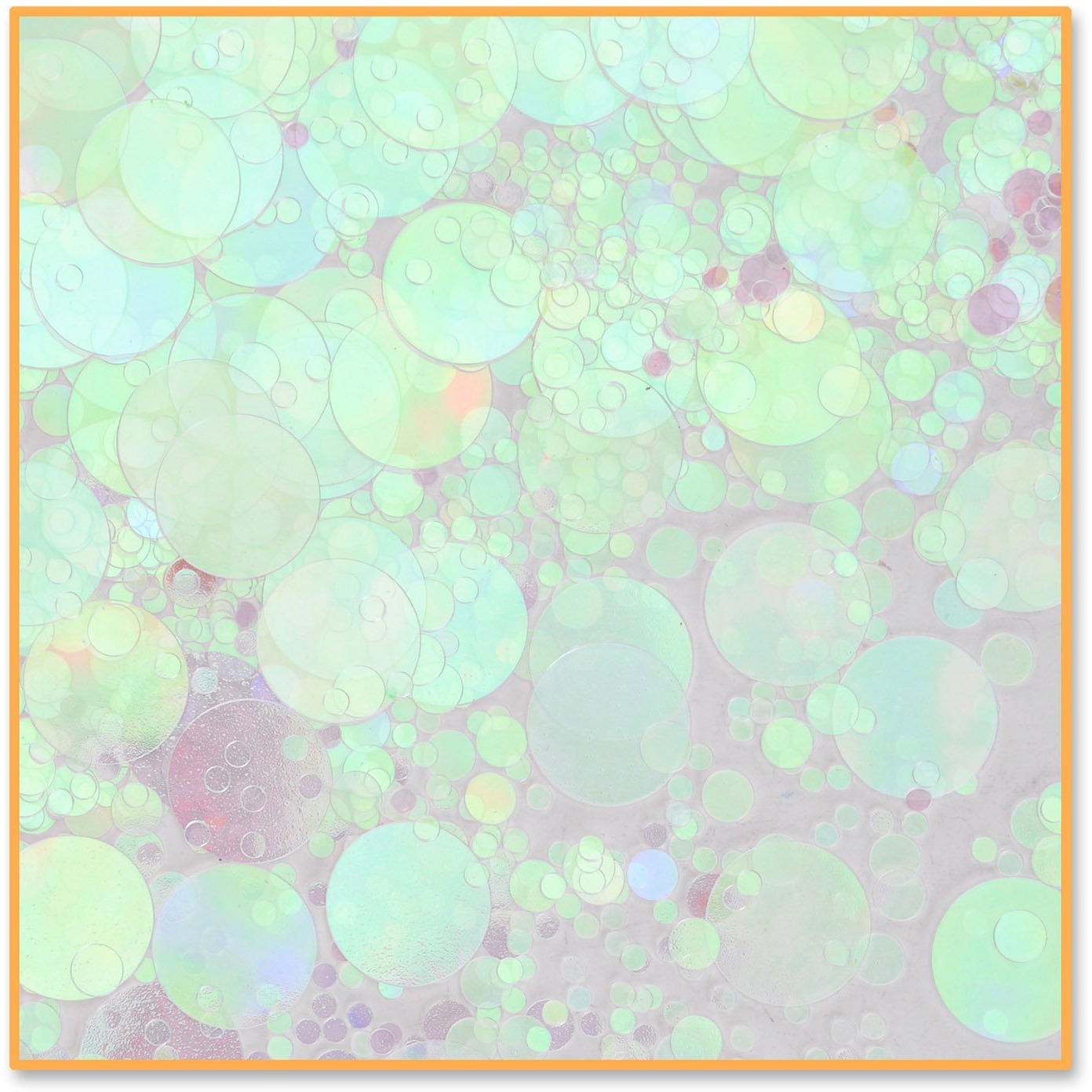 Iridescent Polkadots Confetti