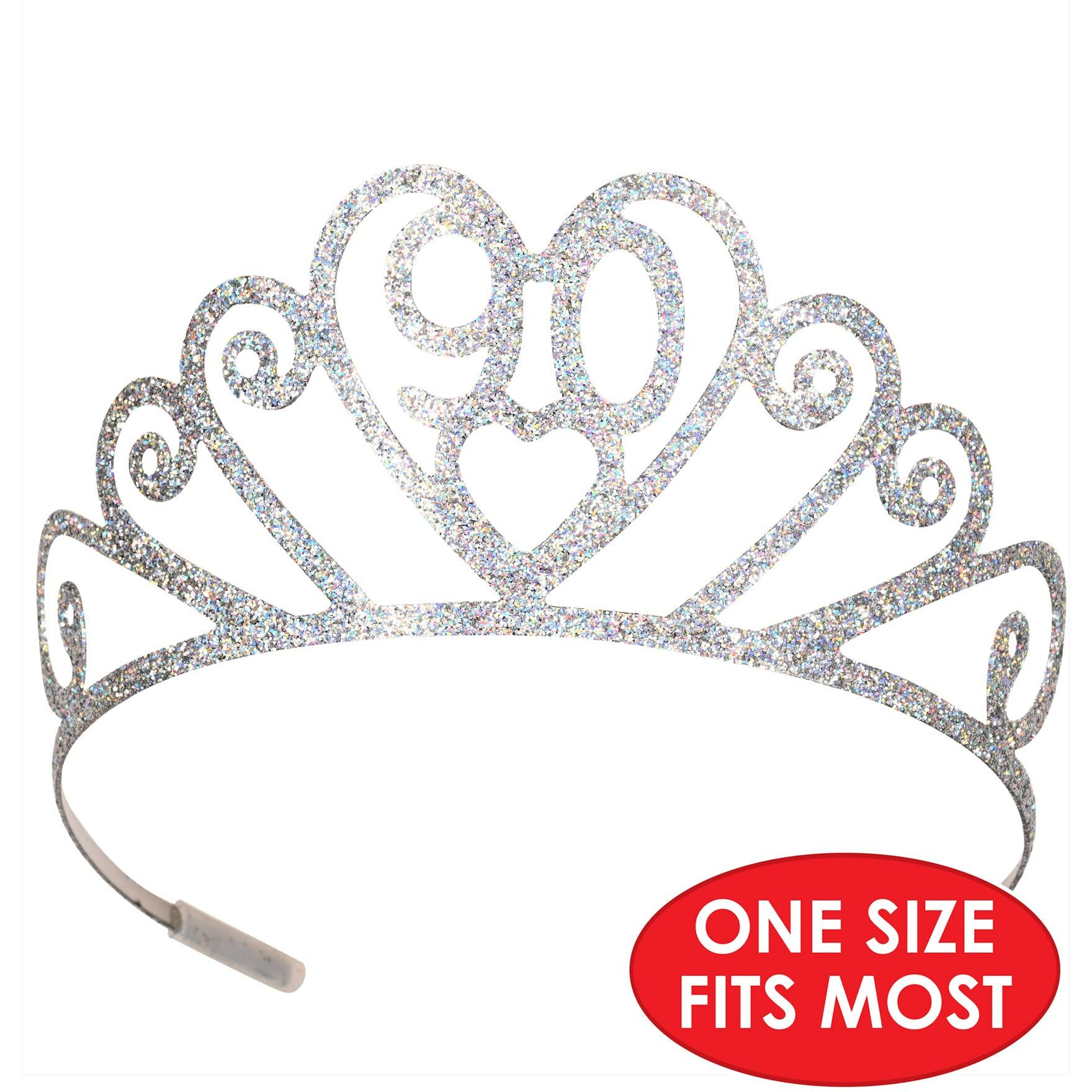 Glittered Metal  90  Tiara
