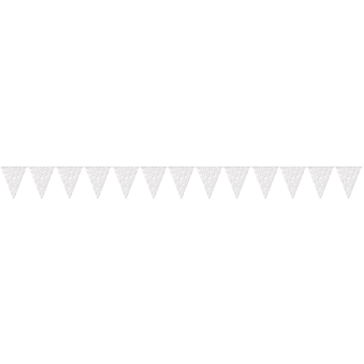 Snowflake Pennant Banner