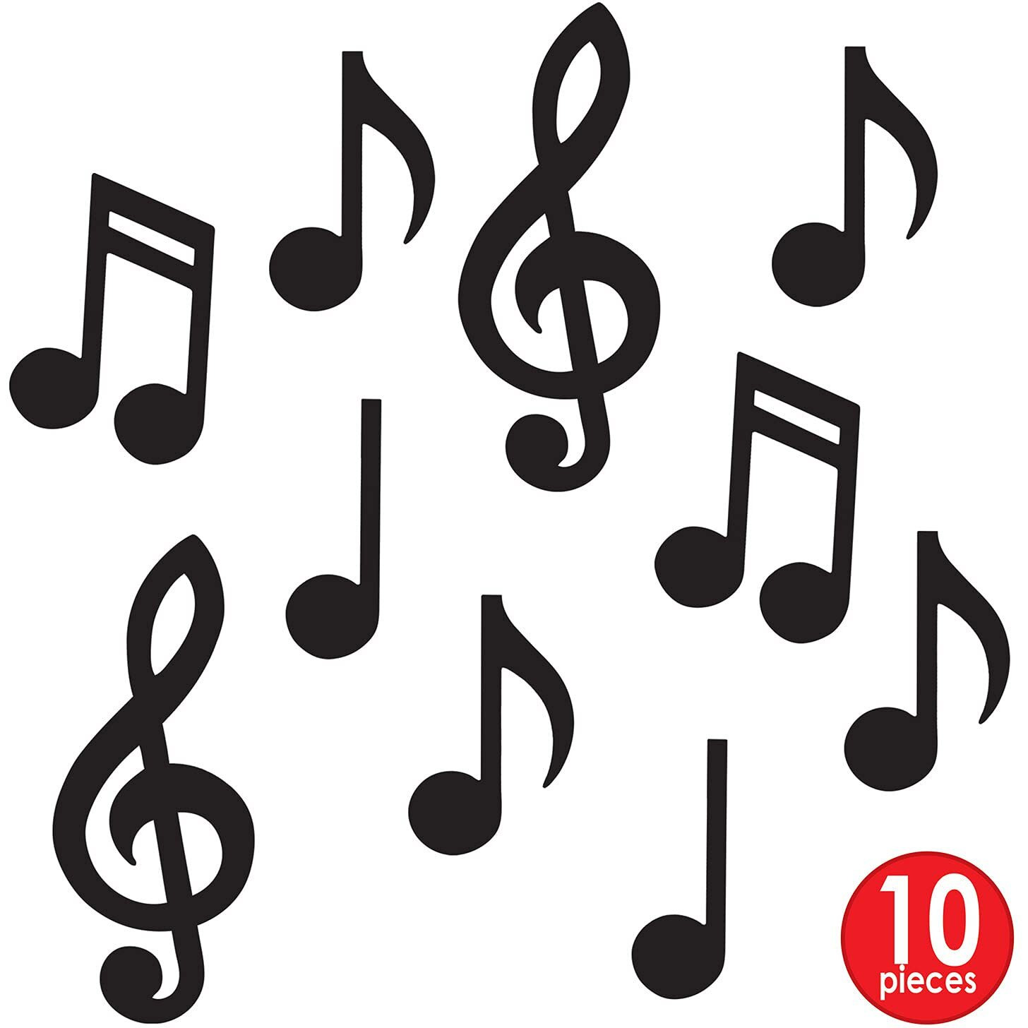 Mini Musical Notes Silhouettes