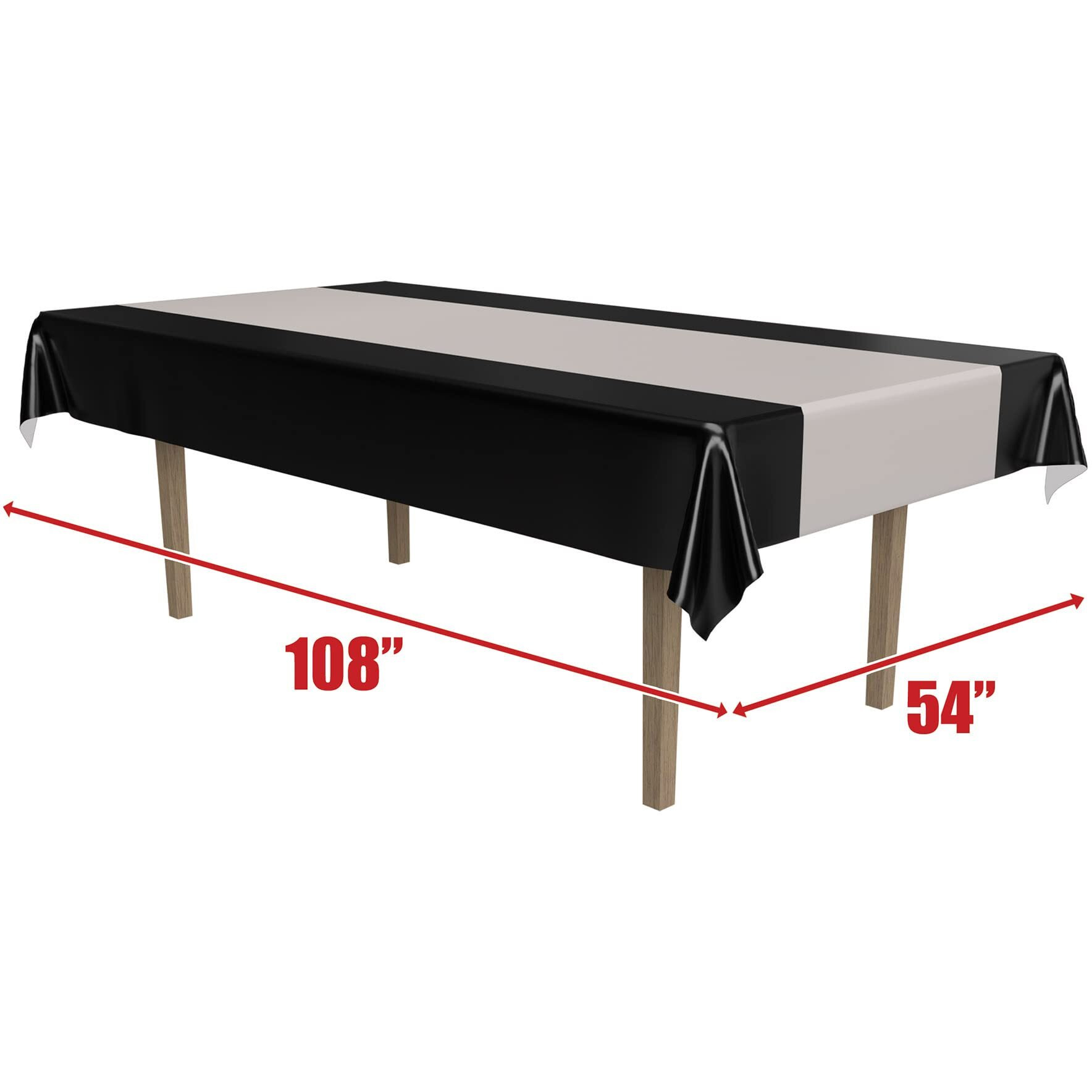 Black & Silver Tablecover
