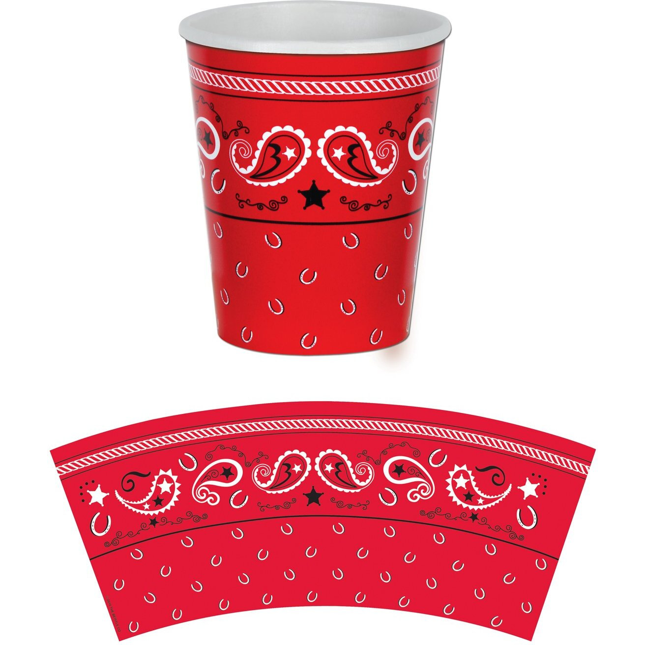 Bandana Beverage Cups
