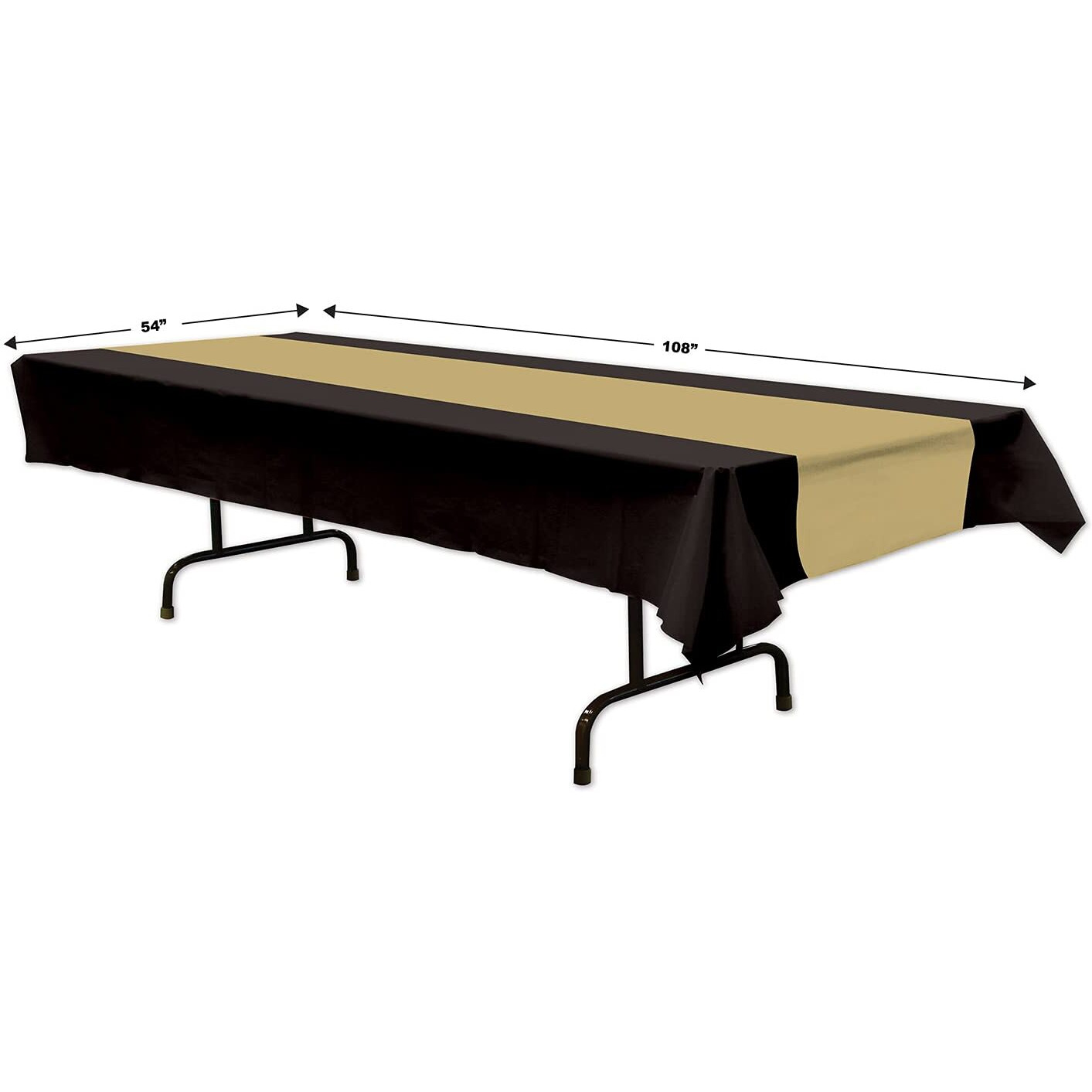 Black & Gold Tablecover