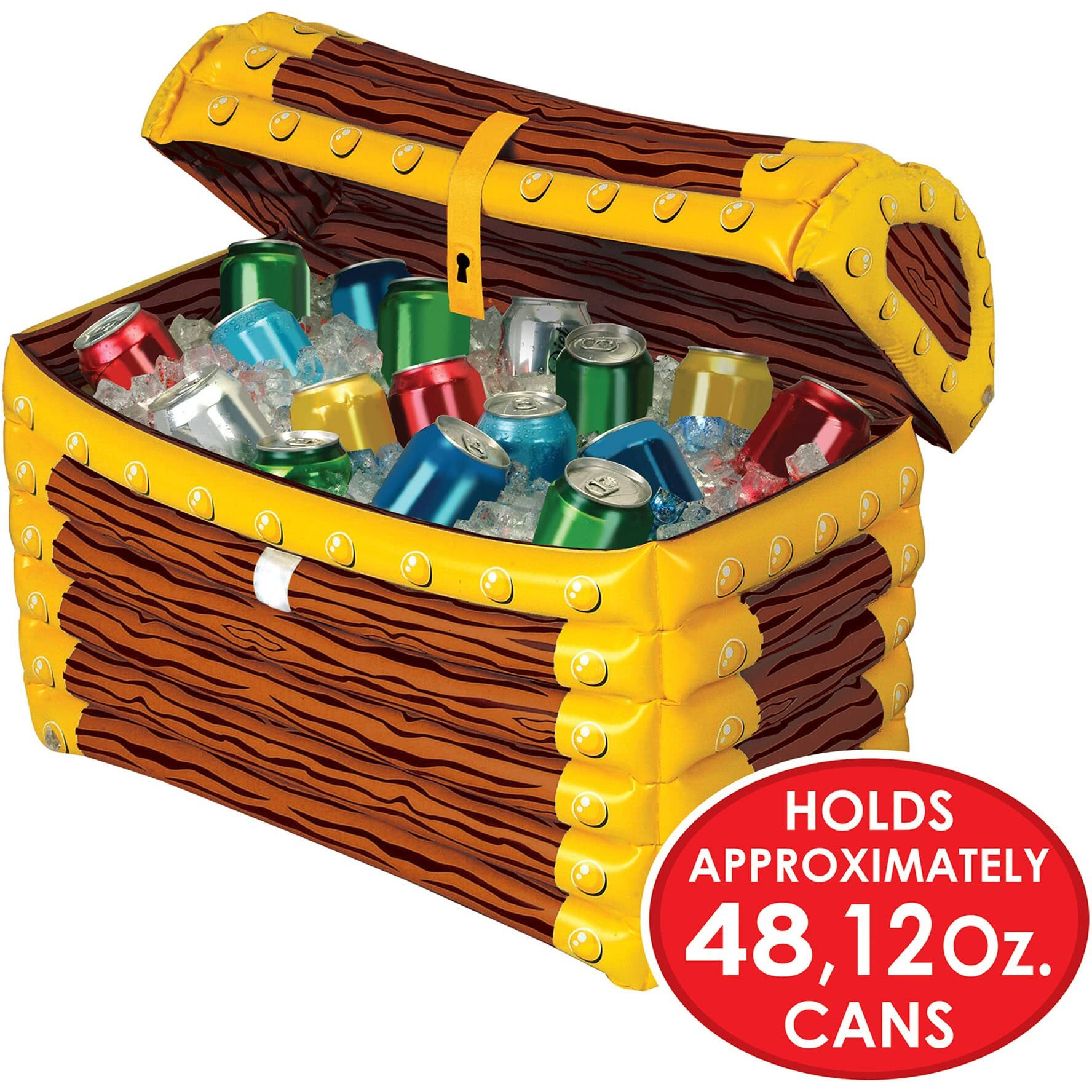Inflatable Treasure Chest Cooler