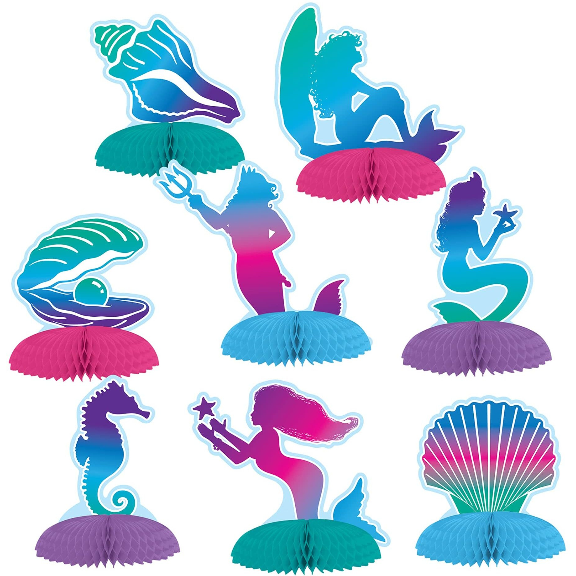Mermaid Mini Centerpieces