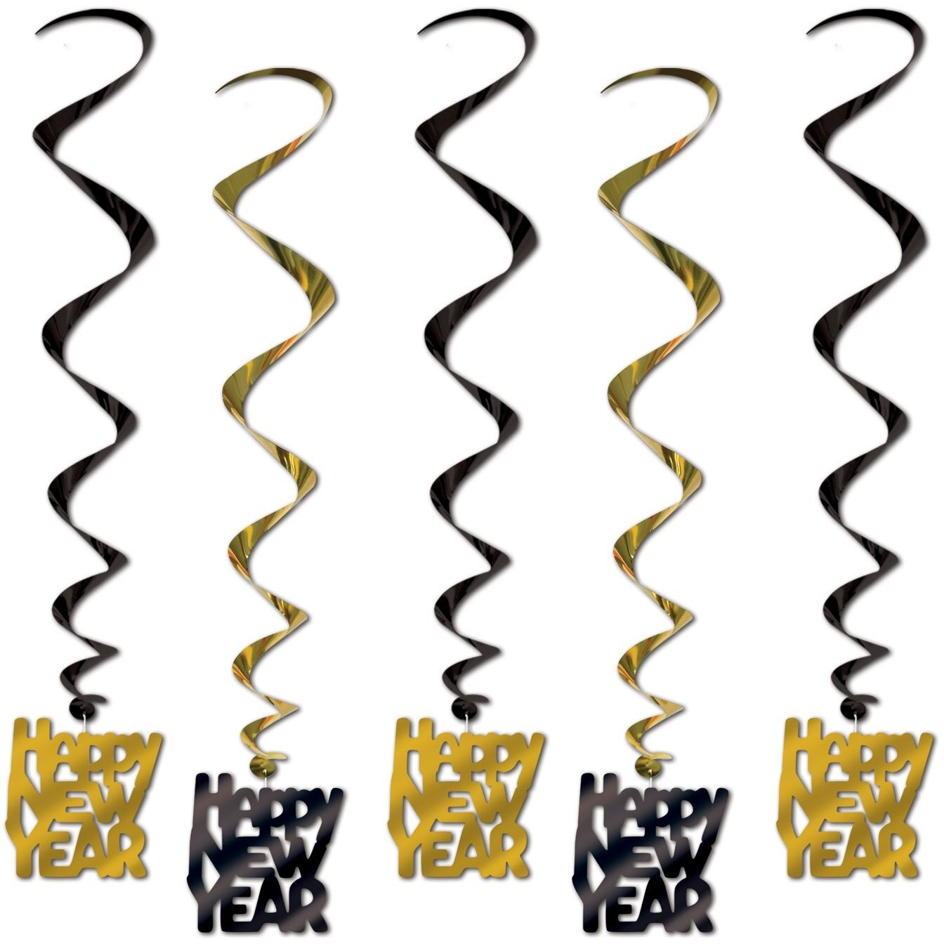 Happy New Year Whirls