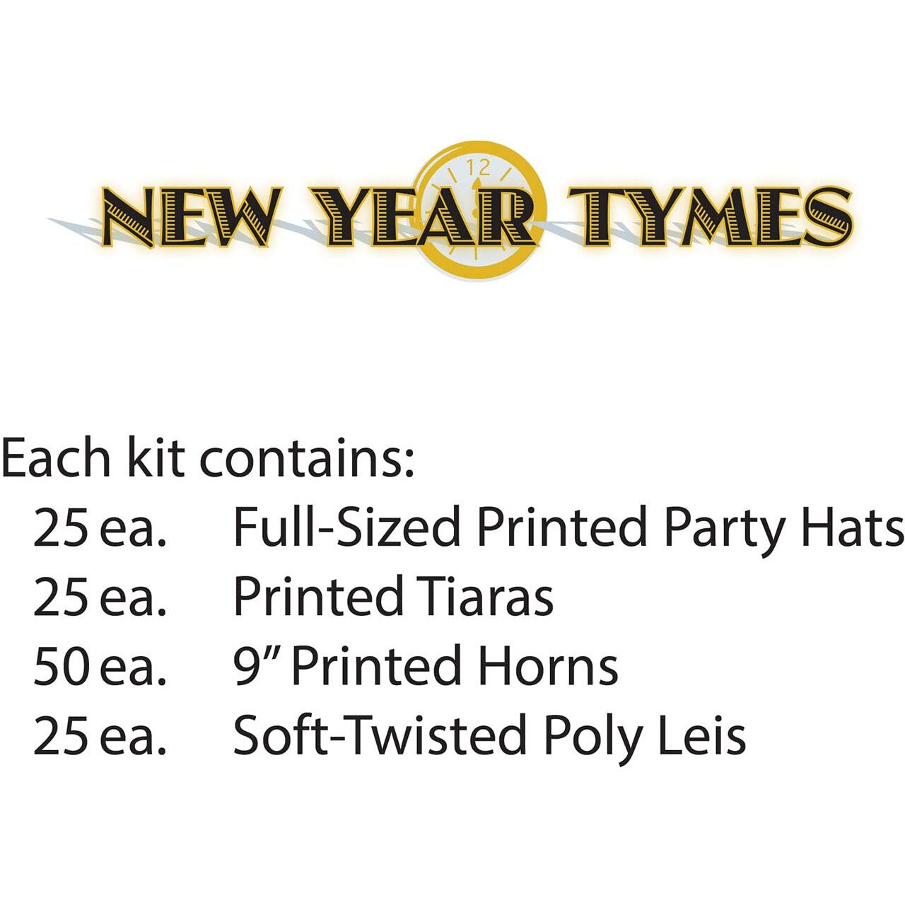 New Year Tymes Asst for 50