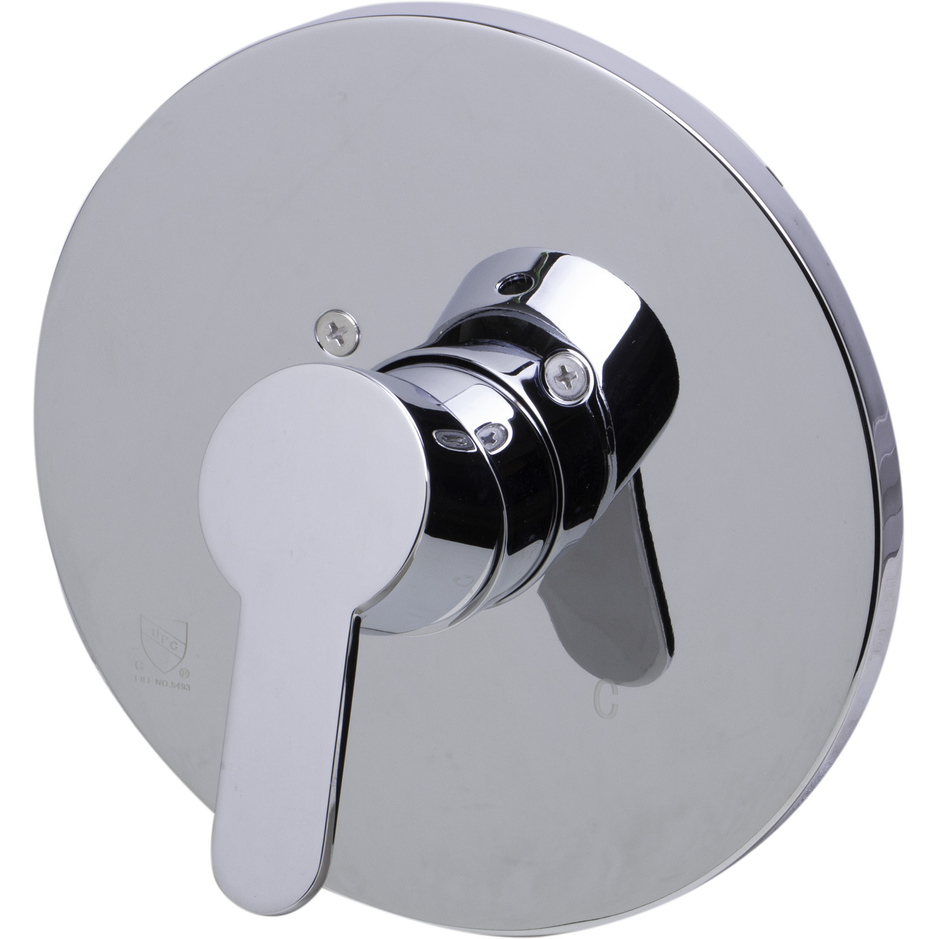 ALFI brand AB3001-PC Polished Chrome Shower Valve Mixer with Rounded Lever Handle