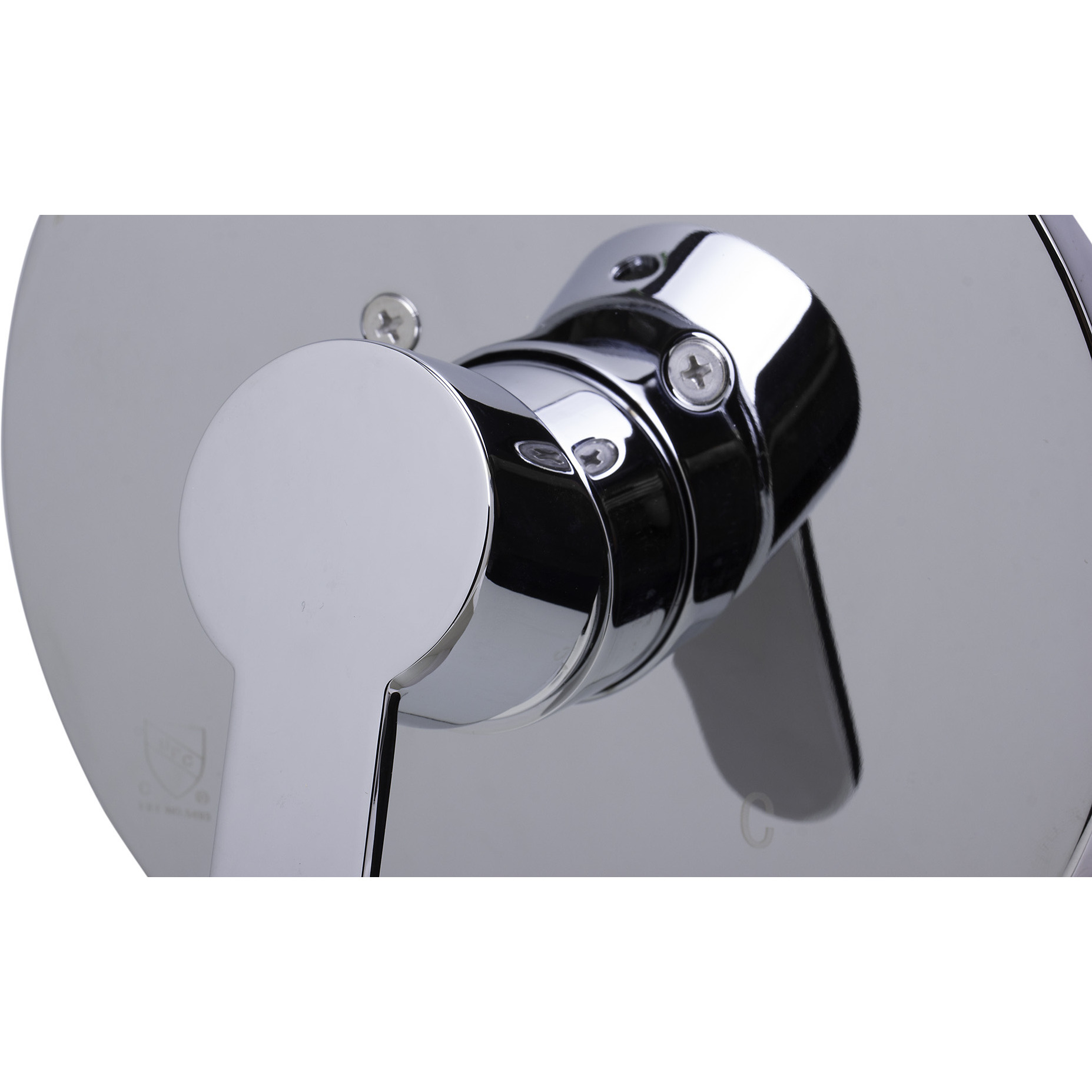 ALFI brand AB3001-PC Polished Chrome Shower Valve Mixer with Rounded Lever Handle