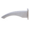 ALFI brand AB3301-BN Brushed Nickel Curved Wallmounted Tub Filler Bathroom Spout