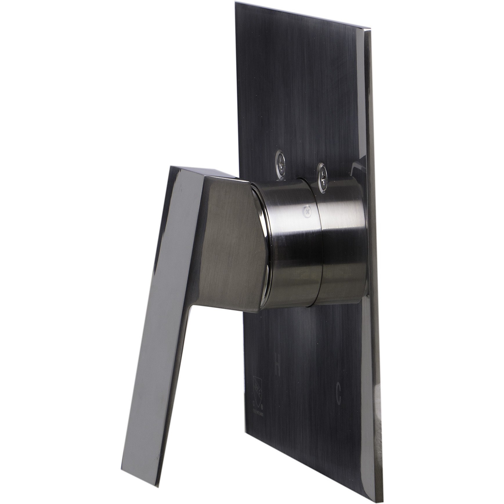 ALFI brand AB5501-BN Brushed Nickel Shower Valve Mixer with Square Lever Handle