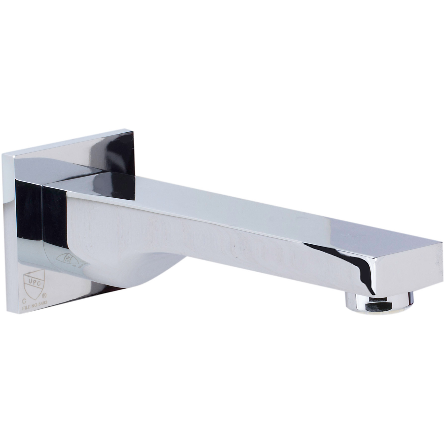 ALFI brand AB9201-PC Polished Chrome Wallmounted Tub Filler Bathroom Spout