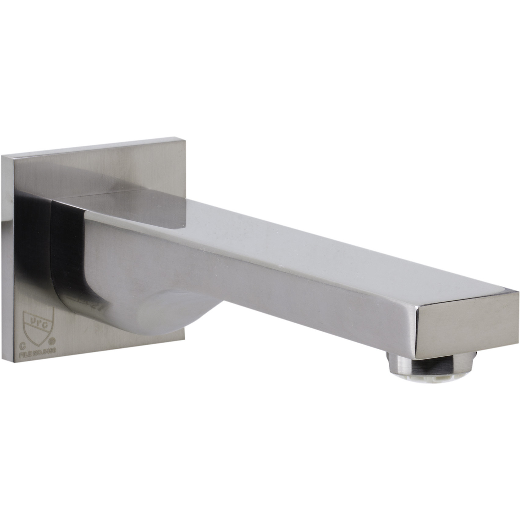 ALFI brand AB9201-BN Brushed Nickel Wallmounted Tub Filler Bathroom Spout