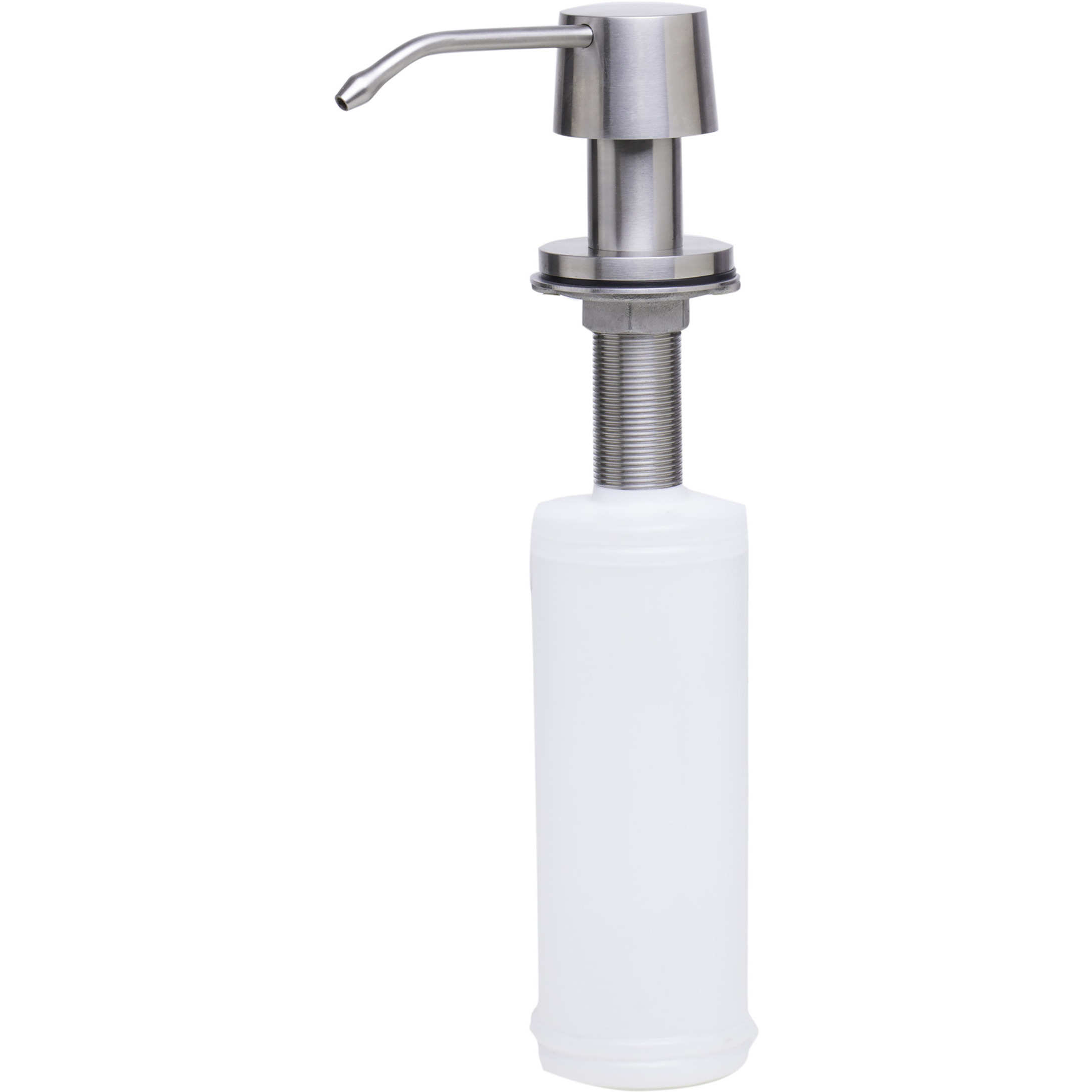 ALFI brand AB5004-BSS Solid Brushed Stainless Steel Modern Soap Dispenser