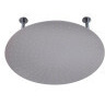 ALFI brand RAIN24R-BSS 24" Round Brushed Solid Stainless Steel Ultra Thin Rain Shower Head
