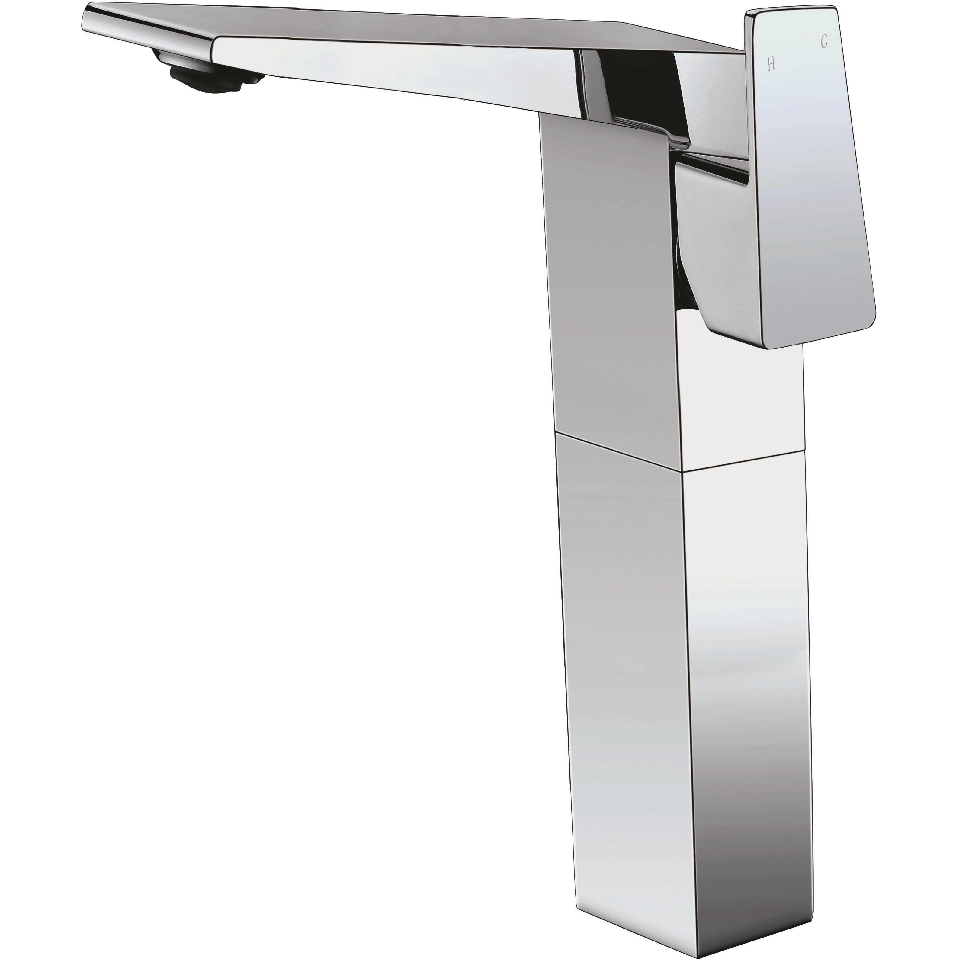 ALFI brand AB1475-PC Polished Chrome Single Hole Tall Bathroom Faucet